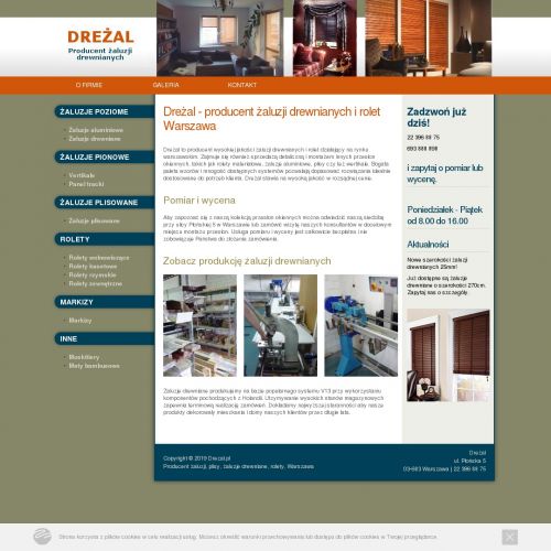 Warszawa - żaluzje białołęka