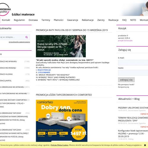 Łóżko 140x200 w Krakowie