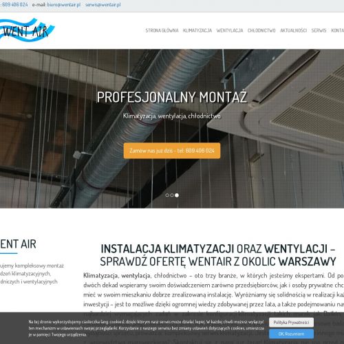 Montaż wentylacji Warszawa