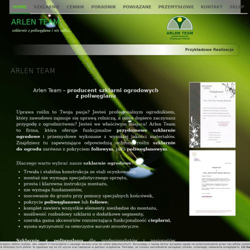 Producent szklarni ogrodowych - Poznań