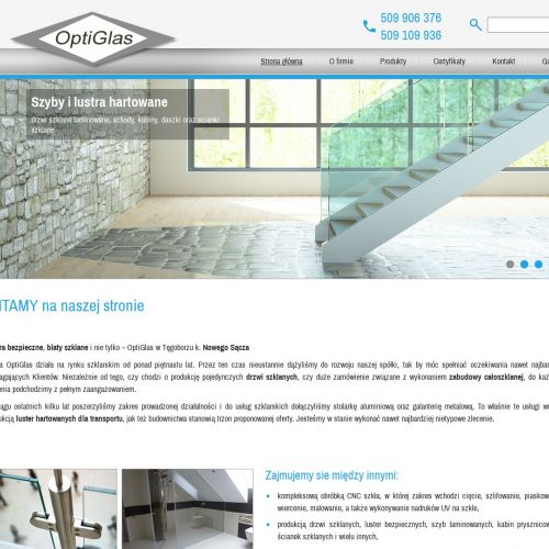 Balustrada ze szkła w Krakowie