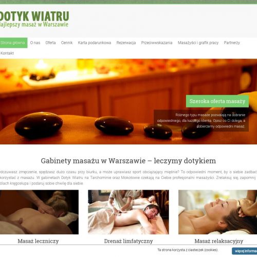 Warszawa - gabinet masażu mokotów