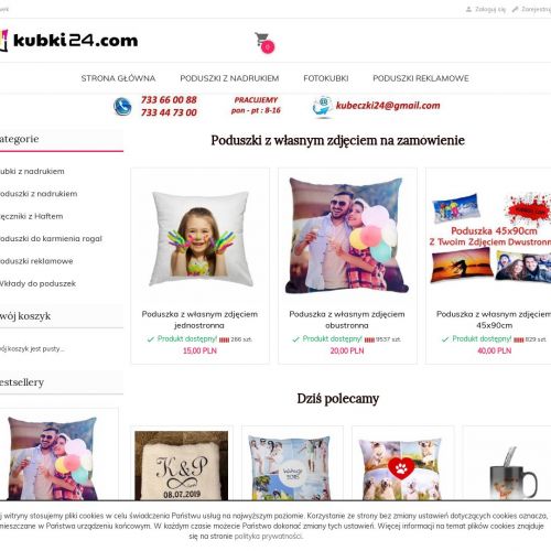 Poduszka z własnym nadrukiem w Łodzi