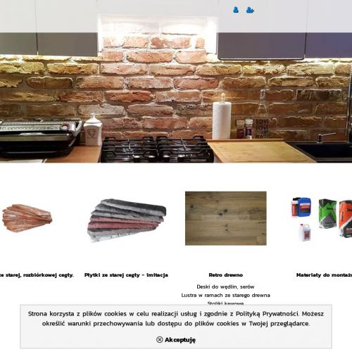 Warszawa - ściana z cegły