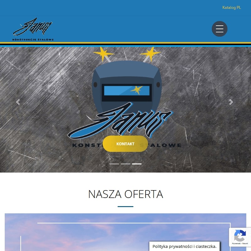 Stojak metalowy na szkło