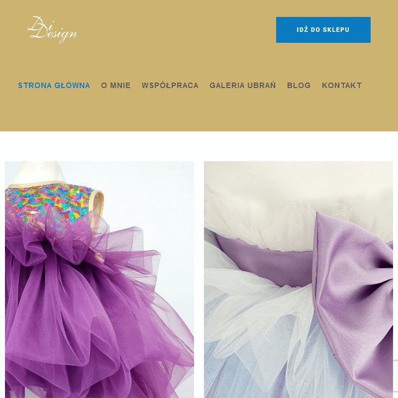 Sklep z ciuchami dla dzieci szyte ręcznie