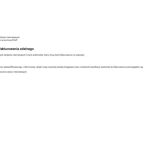 Biuro księgowe w Tarnowie