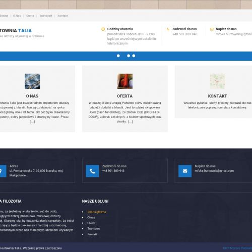 Importer odzieży używanej - Brzesko