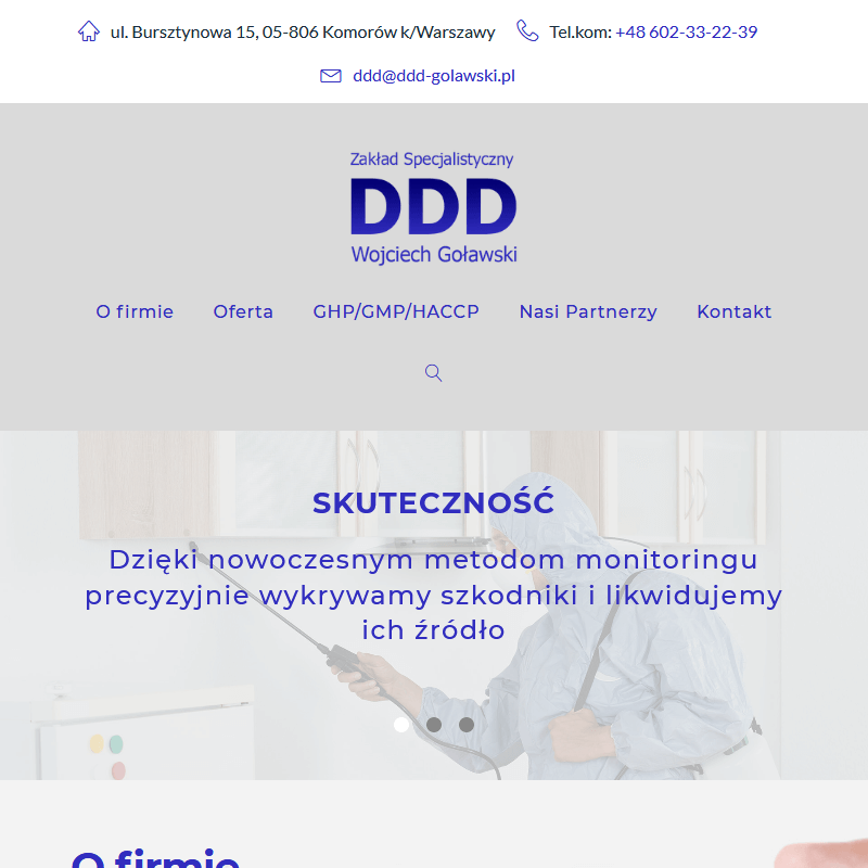 Dezynsekcja w Pruszkowie