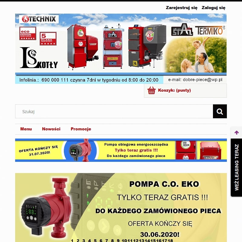 Piece na ekogroszek 5 klasy