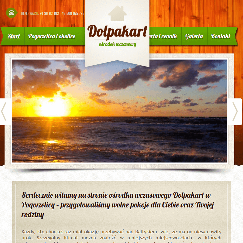 Domki całoroczne nad morzem pogorzelica