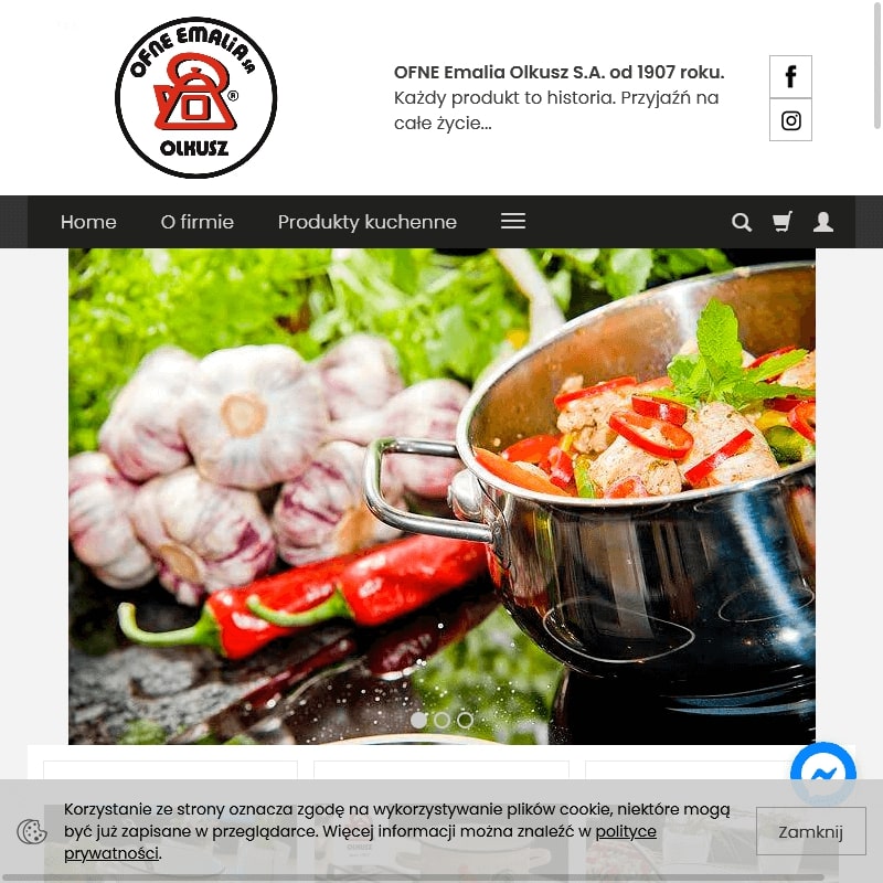 Olkusz - garnki emalia