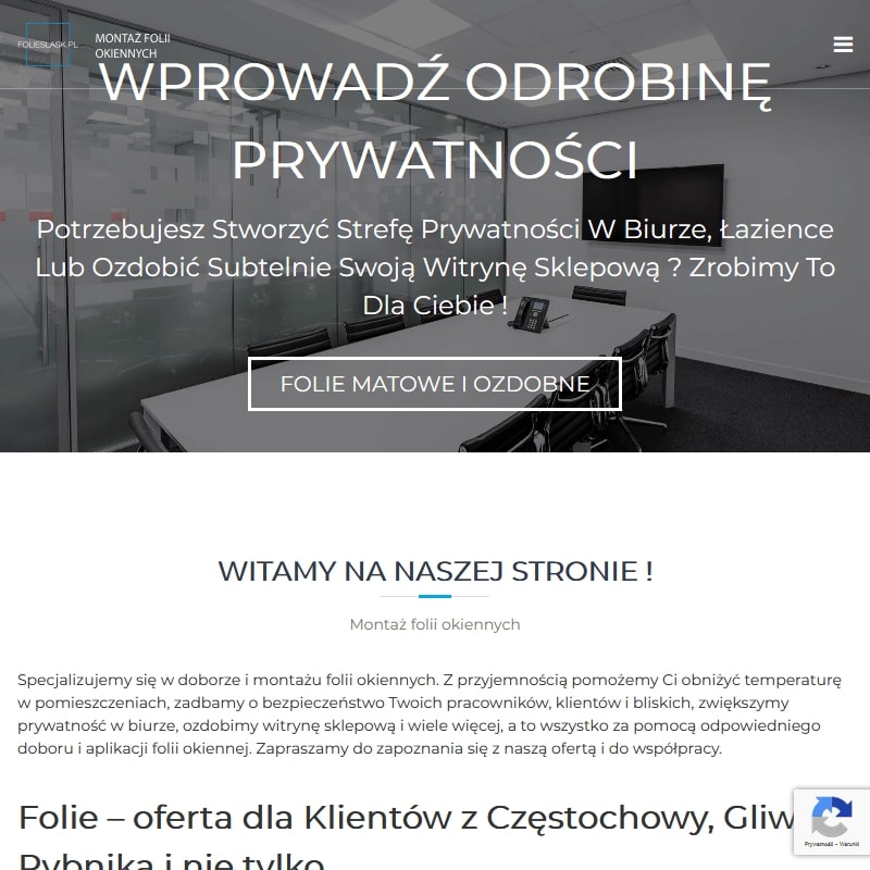 Oklejanie szyb Katowice