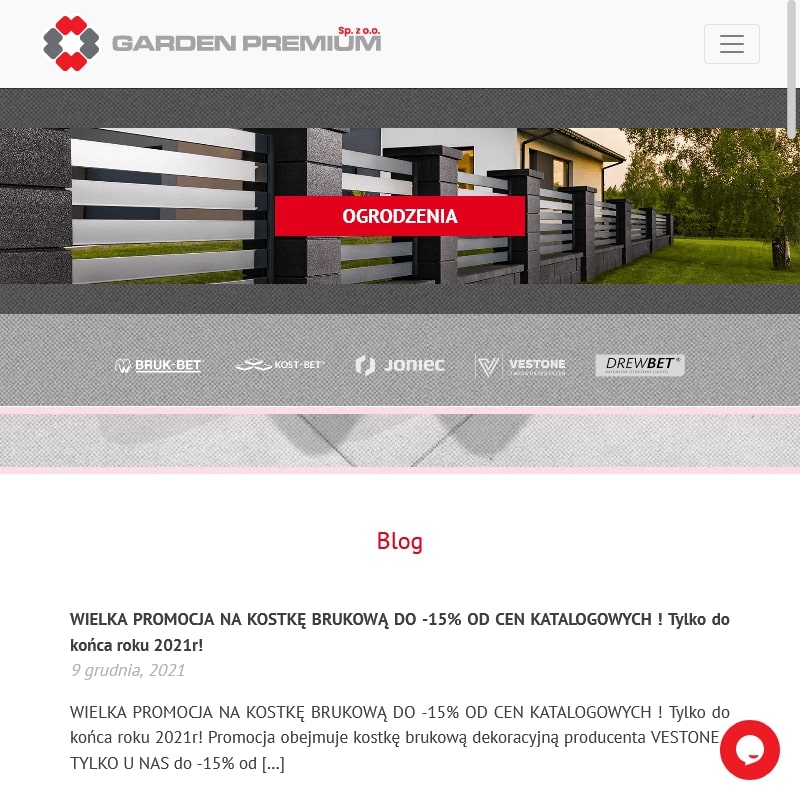 Ogrodzenia łupane joniec