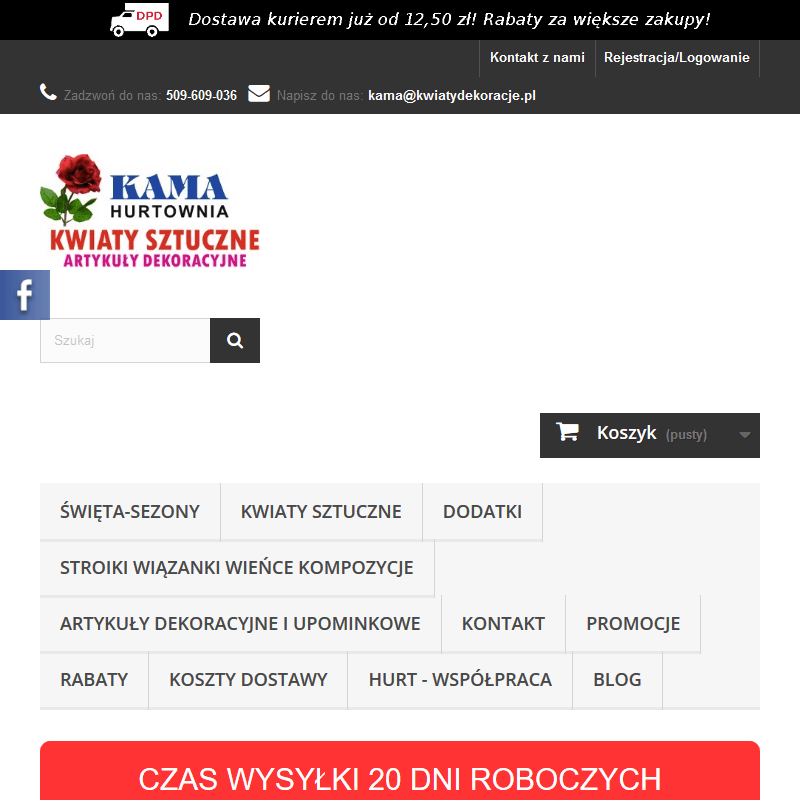 Producent stroików z kwiatów sztucznych