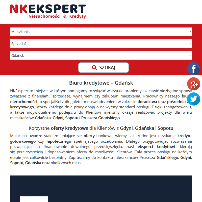 Gdynia - biuro kredytowe Pruszcz Gdański
