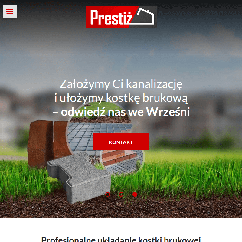Układanie kostki brukowej - Swarzędz
