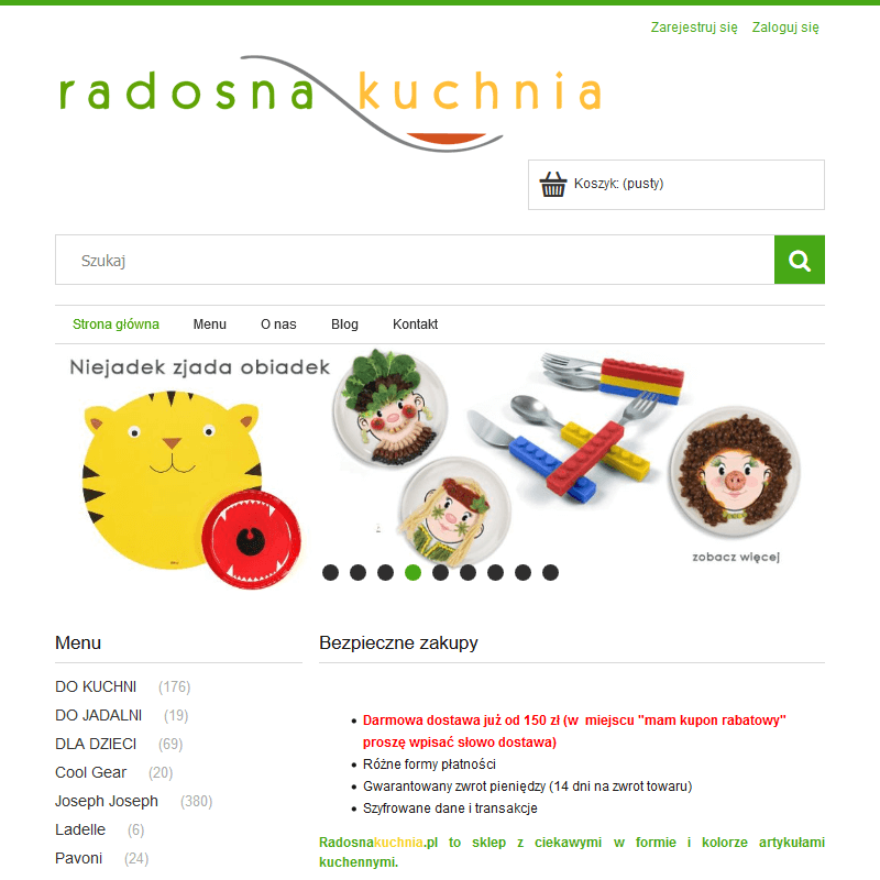 Sztućce do serwowania potraw