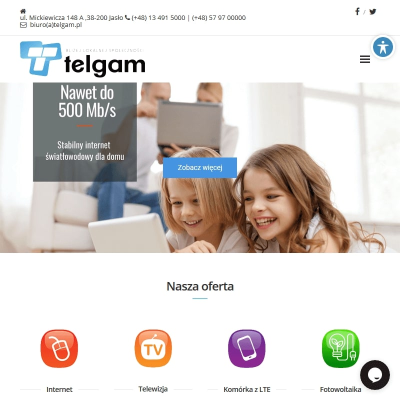 Usługi telekomunikacyjne dla firm w Jaśle